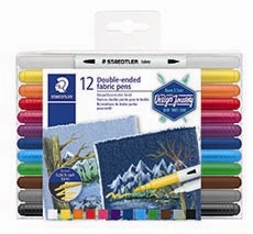 Staedtler Tekstil pen duo ass (12)Staedtler Tekstil pisak dwustronny zestaw (12)